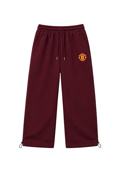 zaee Manchester Embroidered Adjustable Baggy Sweatpants