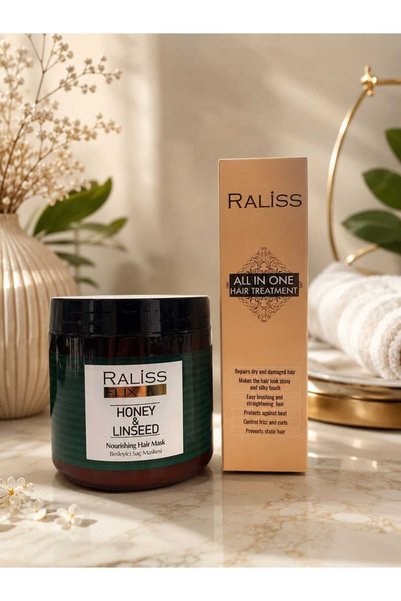 Raliss Besleyici Saç Masjesi 500ML Ve Hepsi Bir Arada Saç Bakım 150ML