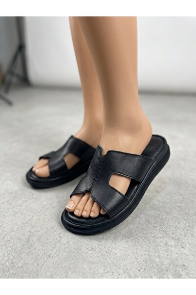 Rüya Shoes نعال نسائية من الجلد الطبيعي بنعل ناعم لتقويم العظام ونعل تدليك تش...
