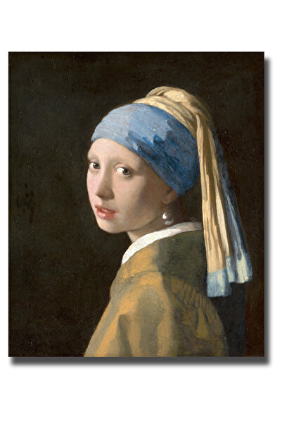 Rosaart Johannes Vermeer İnci Küpeli Kız Posteri, Girl With A Pearl Earring, ...