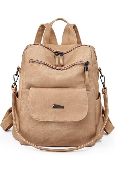 Generic WYFJNX PU Leather Backpack Purse for Women Fashion Multipurpose Desig...