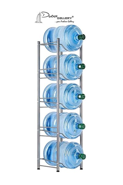 DubaiGallery Water Cooler Jug Rack 5-Tier Water Storage Rack for 5Bottles, De...