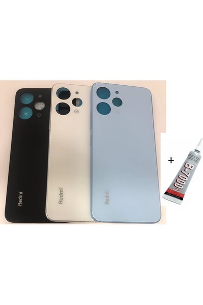 REDMİ 12 Arka Batarya Pil Kapağı SİYAH (B7000 15