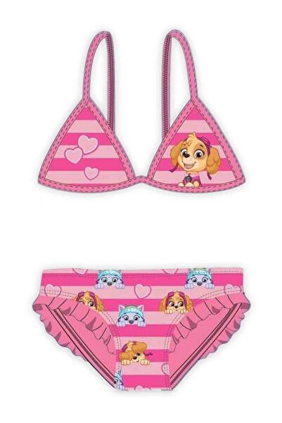 PAW PATROL Costum de baie întreg roz 3-8 ani cu uscare rapidă 85% poliester 1...