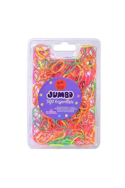 OEM Elastice de cauciuc mini, colorate, Jumbo - Pachet de 500 bucăți