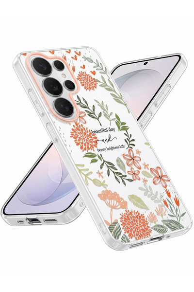 Rivor Samsung Galaxy S26 Ultra Uyumlu Kılıf Kamera Çıkıntılı Beautiful Desenl...