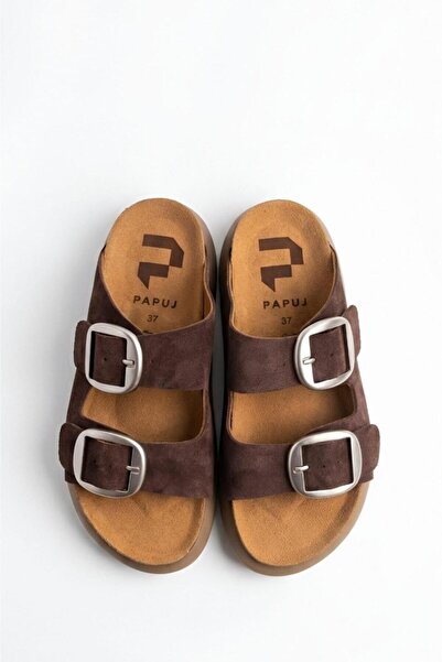 PAPUJ Orthopedic Sole Slippers with Double Strap Buckle, Daily Comfortable Sl...