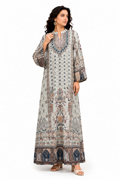 THOGUE Luxury Ethnic Wear Women's Pearl & Crystal Embellished Traditional Wea...