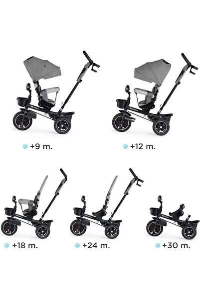 Kinderkraft - Spinstep Tricycle - Grey