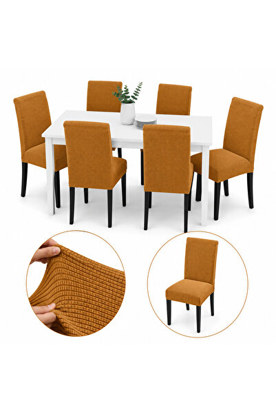 delfin HomeRoy Set 6 Huse Scaune Universale Supra - Elastice Set 6 bucăți
