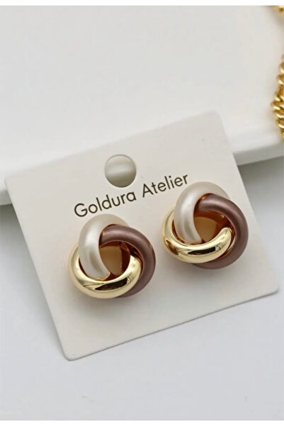 GOLDURA ATELIER Triframe Gold Earrings