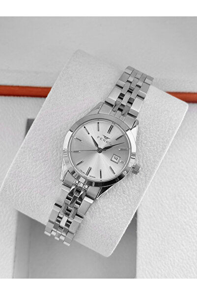 FERRO Silver Steel Cord Women's Wristwatch Fl40191A-A 3 Atm Water Resistant 2...