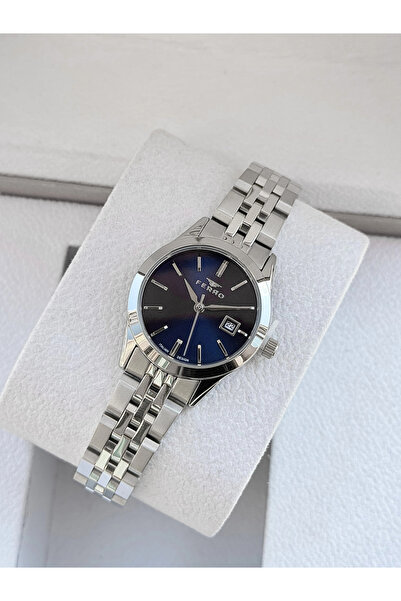 FERRO Silver Steel Cord Women Wrist Watch Fl40191A-A3 3 Atm Water Resistant 2...
