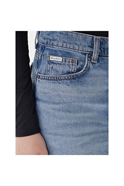 Guess Jeans Fustă de blugi pentru femei W5GD0QD5M4A Albastru
