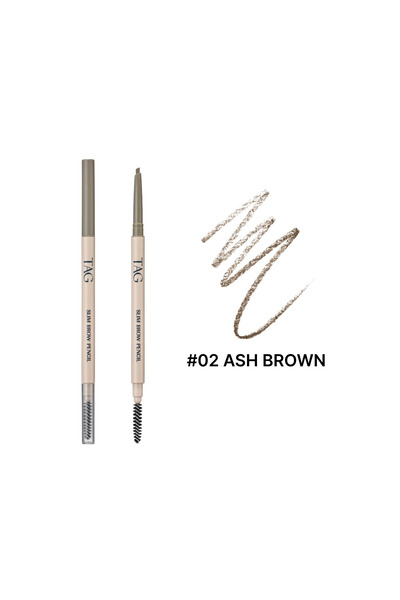 TAG Cosmetics Slim Brow Pencil - 2mm Ultra İnce Uçlu ve Üçgen Formlu Kaş Kale...