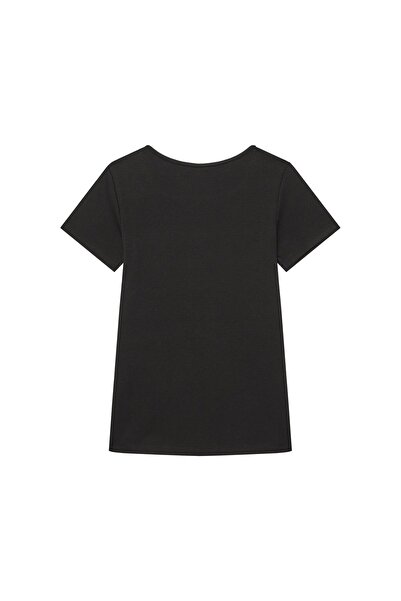 Guess Tricou de fată J5YP03KB1O1 Negru