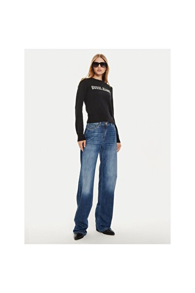 Guess Jeans Pulover de damă W4BR10Z3HM1 Negru