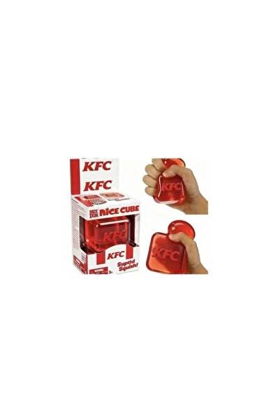 Schylling Jucărie squishy antistres, NeeDoh Nice Cube, KFC, roșu, 5,5 cm