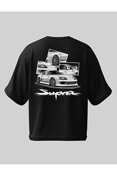 SVART WEAR Παιδικό και εφηβικό μπλουζάκι με στάμπα Supra, 100% βαμβακερό, με ...