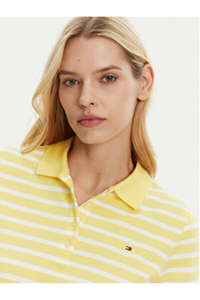 Tommy Hilfiger Polo pentru femei WW0WW43224 galben