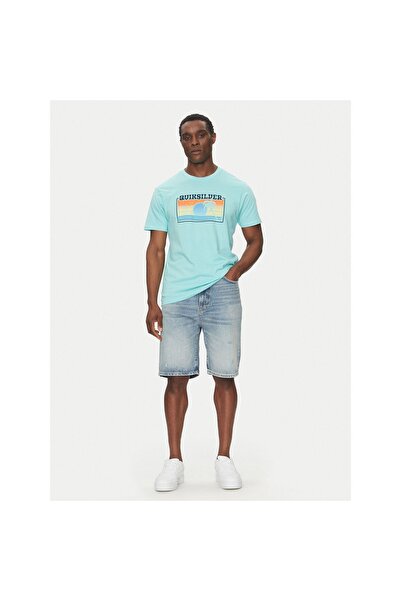 Quiksilver Tricou bărbătesc EQYZT08065-BGH0 Turcoaz