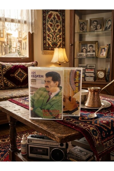 ESKİ YENİ ANTİK İbrahim Tatlıses Ah Keşkem & Ben De İsterem Original Cassette...