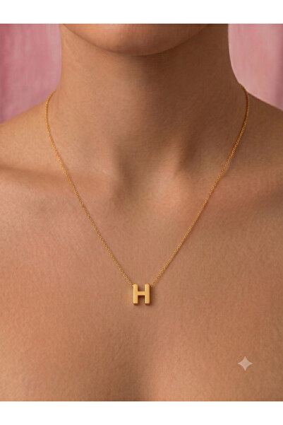 BİJU YILMAZ Letter Pendant- Gold