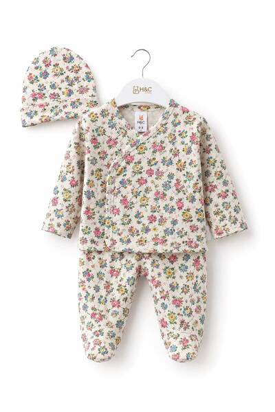 H&C COOLBOY 100% Cotton 3-Piece Newborn Hospital Discharge Set: Bodysuit, Boo...