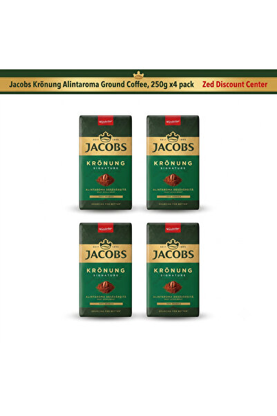 Jacobs Kronung Alintaroma Cafea măcinată, 250g x4 pachet