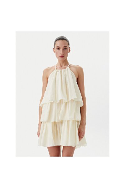 Eleh Rochie de cocktail pentru femei ESS250043 Bej