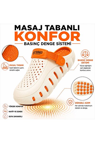 Look Life Comfort Unisex Basınç Denge Sistemli Masaj Tabanlı Ortopedik Günlük...