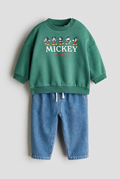 H&M 2 Parçalı Baskılı Set