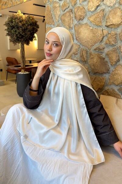 lamelif Janjan Shawl Ecru