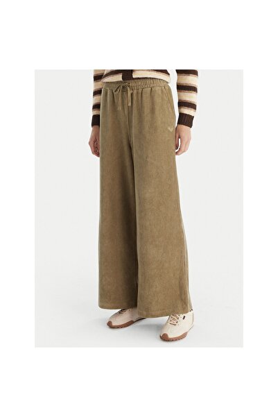 Roxy Pantaloni de damă din material textil ERJNP03691-GLD0 Verde