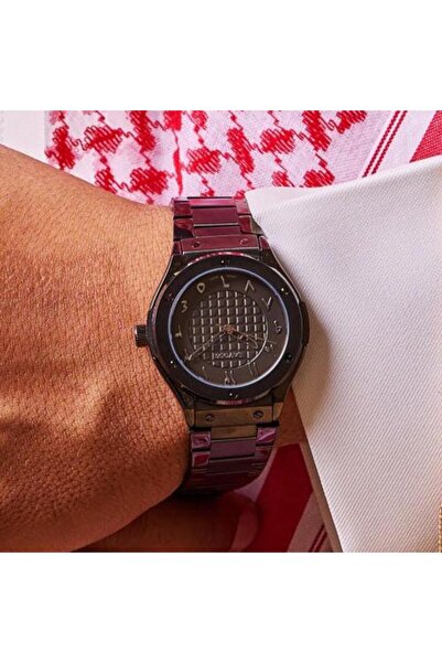 LAVOS Men's Black Color Special Arabic Number Dial Watch
