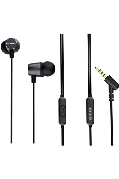 Aiwa Estm-30bk Ενδοωτικά ακουστικά handsfree με βύσμα 3.5mm, Μαύρο