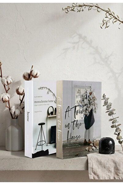 İLURA 2'li A tree & Gelinlik Dekoratif Kitap Kutu