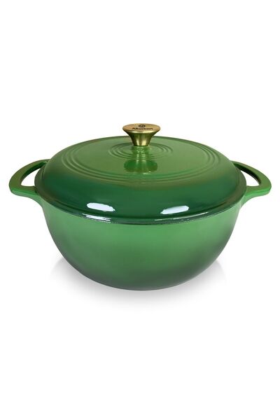 MONDEX Tavă de copt din fontă Verdeluxe Verdeluxe 28x28x12 verde 1 buc.