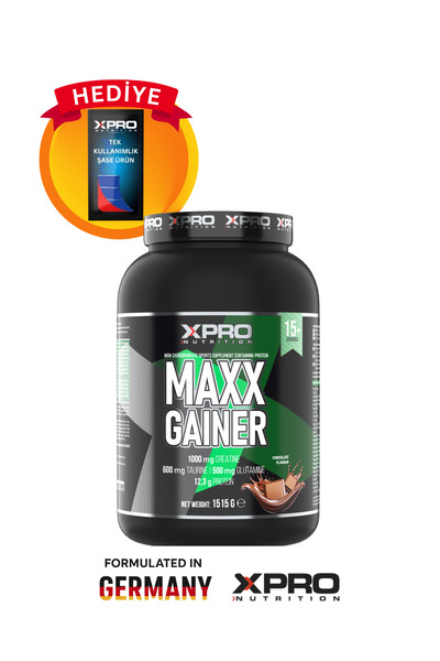 Xpro Nutrition Maxx Gainer Karbonhidrat Tozu 1515gr Çikolata Aromalı