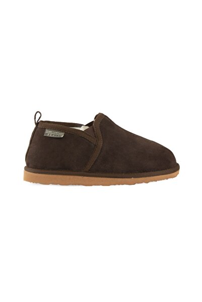 Pegia Fur Home Shoes 191221 Brown