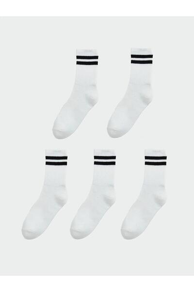 LC Waikiki Striped Boys' Socks 5-Pack (W6)