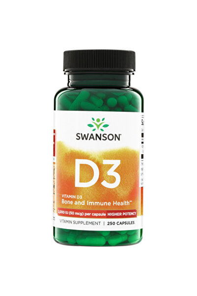 SWANSON Vitamina D3 2000 UI 250 Capsule
