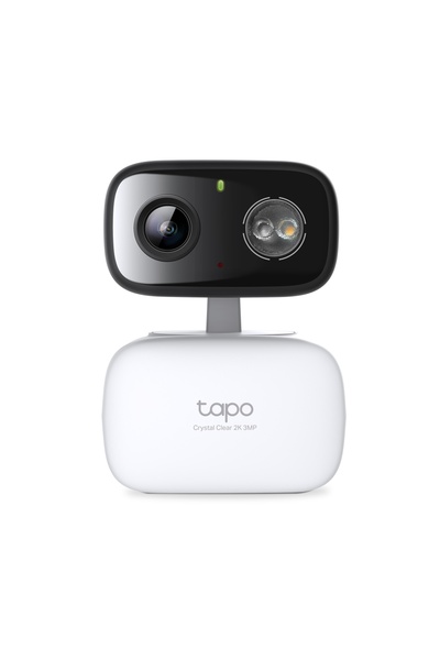 TP-LINK Tapo C216 | İç ve Dış Mekan Wi-Fi Güvenlik Kamerası | 2K 3MP Netlik | 360° Pan/Tilt Hareketl | Renkli Gece Görüşü | Aı Bebek Ağlaması ve Kişi Algılama | Akıllı Takip | Bulut/sd Kart Depolama