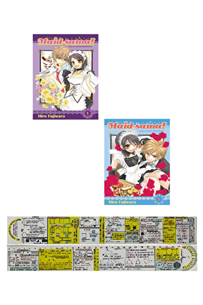 Komik Şeyler Maid Sama 1-2. Ciltler Manga Seti (Manga Ayracı ve Özel Cetvel H...