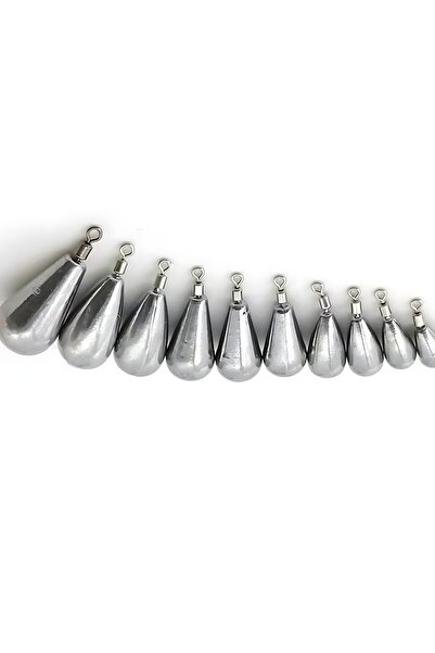 Hokkaido 10 Pieces, 2.5 Grams, Fishing Rod, Fishing Swivel Lead