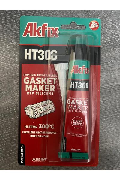 ALYA ÇELİK AKFİX HT300 SIVI CONTA YÜKSEK ISIYA DAYANIKLI TÜP SİLİKON (50 GR)