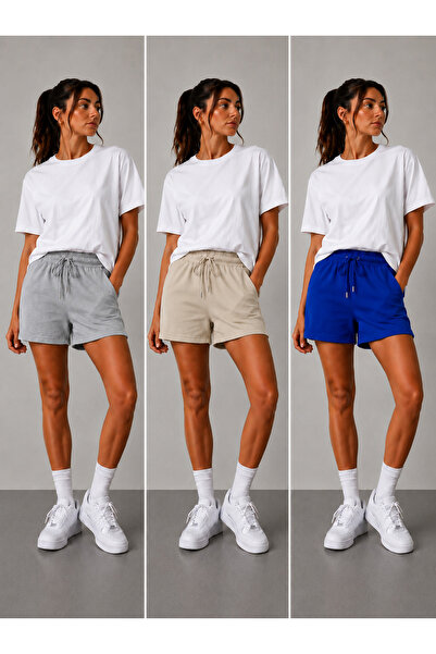 ZİYMO 3-Pack Advantageous Pack Women's Lace-Up Double Pocket Comfortable Cut ...