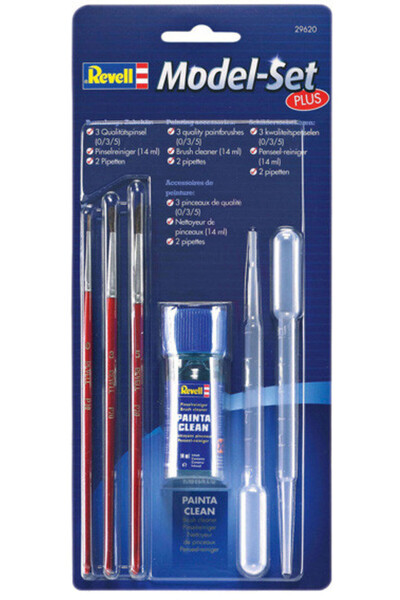 Revell Set cu 6 instrumente de modelare și pictură (3 pensule, 2 pipete, 1 cu...