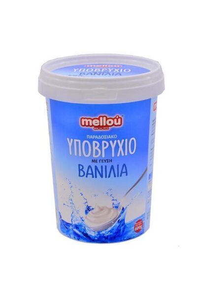 MELLOU ΥΠΟΒΡΥΧΙΟ 600gr. - (ΒΑΝΙΛΙΑ) (ΒΑΖΟ)