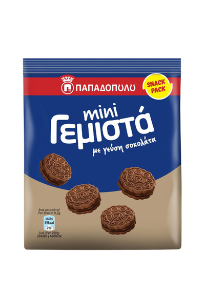Papadopoulou ΠΑΠΑΔΟΠΟΥΛΟΥ ΓΕΜΙΣΤΑ ΜΙΝΙ 90gr. - (ΣΟΚΟΛΑΤΑ)